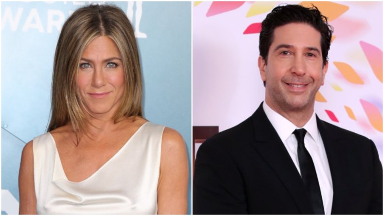 Jennifer Aniston and David Schwimmer The "Friends" Costars ...